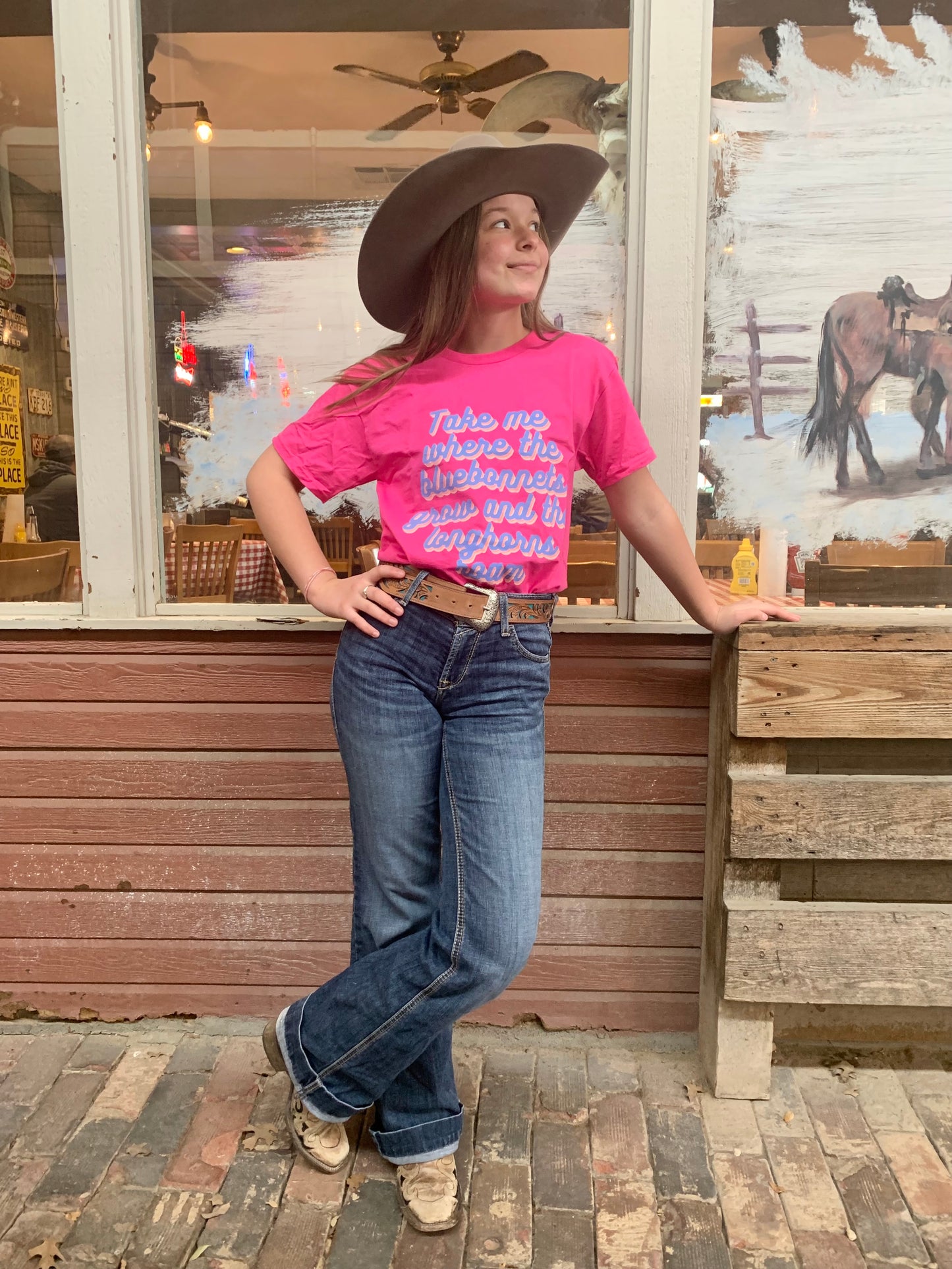 Bluebonnets & Longhorns Tee