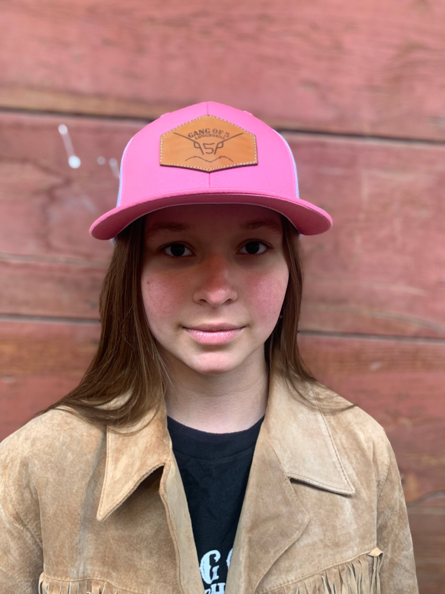 Classic Gang of 5 Longhorns Cap: Pink